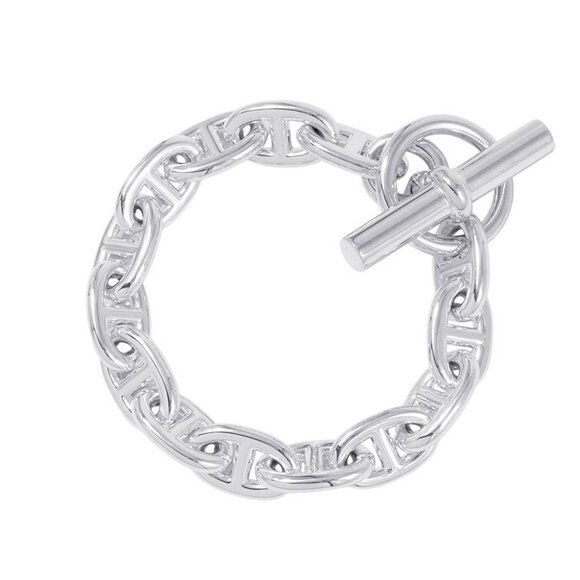 HERMES Chaine d'Ancre Bracelet 14 frames Size MM - Picture 7 of 10